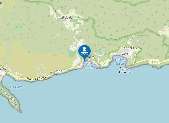 Map of LOC. SECCHETO