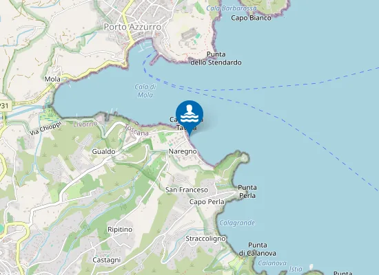 Map of SPIAGGIA DI NAREGNO