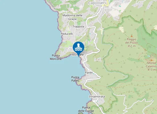 Map of SPIAGGIA DI MORCONE