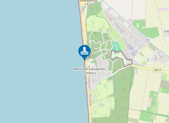 Map of PINETA DI CASTAGNETO