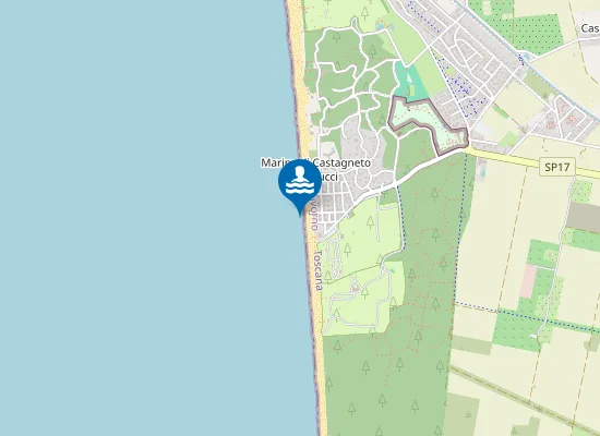 Map of FORTE DI CASTAGNETO
