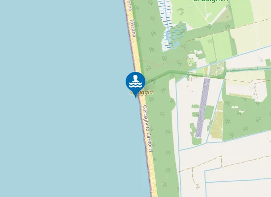 Map of TOMBOLO DI BOLGHERI