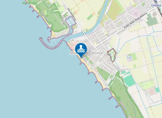 Map of MARINA DI CECINA NORD
