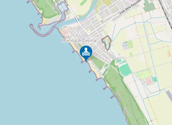 Map of MARINA DI CECINA CENTRO