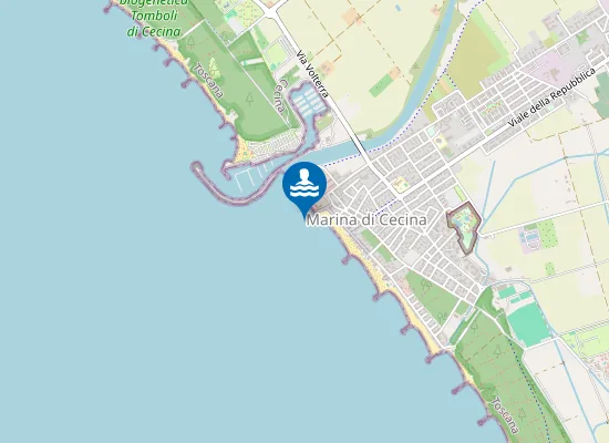 Map of BOCCA DI CECINA