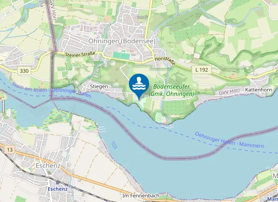 Map of OEHNINGEN STRANDBAD