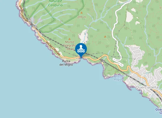 Map of PONTE CALIGNAIA