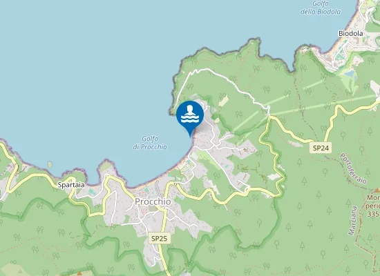 Map of LOC. CAMPO ALL'AIA