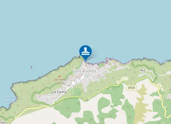 Map of S. ANDREA - FOSSO DEI MARCONI