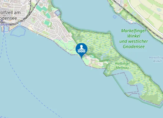 Map of RADOLFZELL METTNAUSTRANDBAD