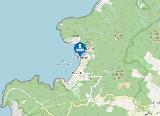 Map of LOC. SCAGLIERI