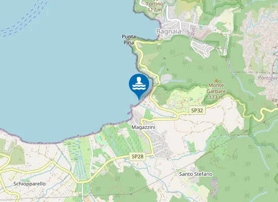 Map of SPIAGGIA DELL'OTTONE