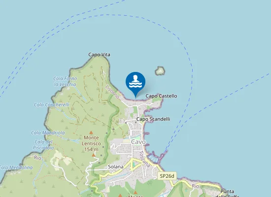 Map of CAVO NORD - OVEST