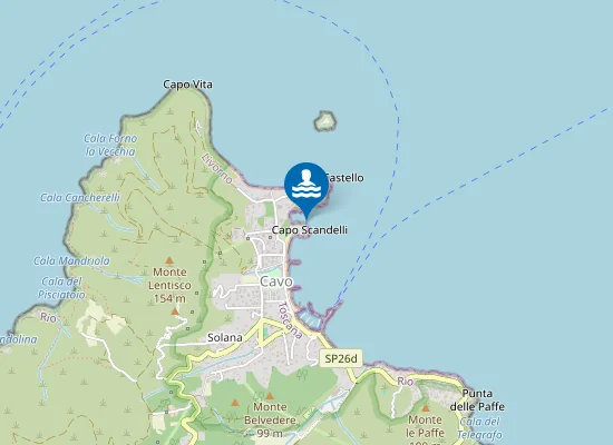 Map of CAVO CALA DELL'ALGA