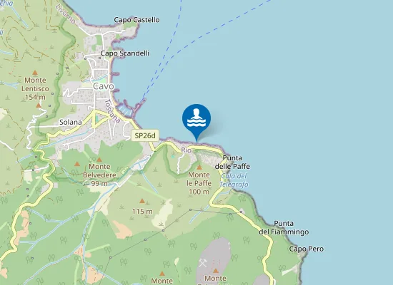 Map of MONTE LE PAFFE