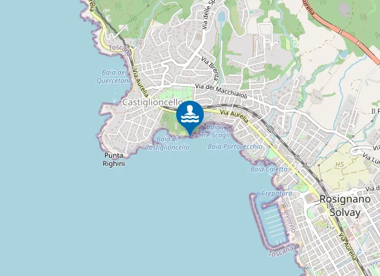 Map of CASTIGLIONCELLO - VILLA CELESTINA