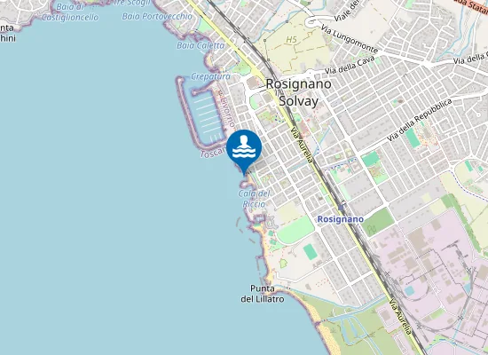 Map of LUNGOMARE MONTE ALLA RENA