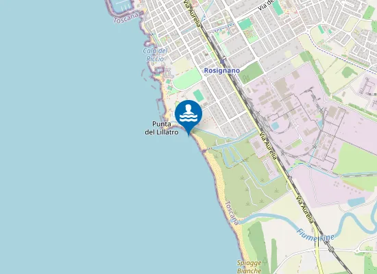 Map of SPIAGGE BIANCHE NORD