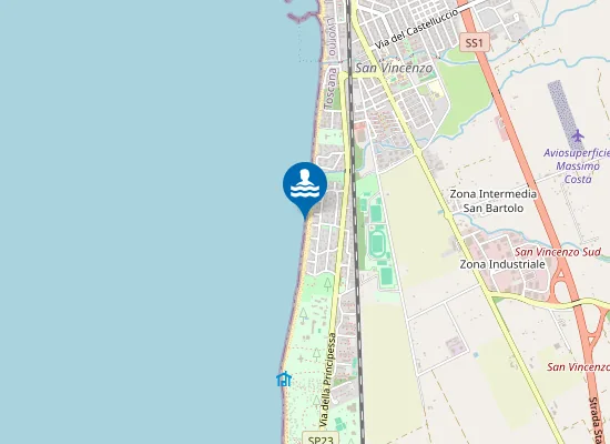 Map of PRINCIPESSA - VIA INDIPENDENZA