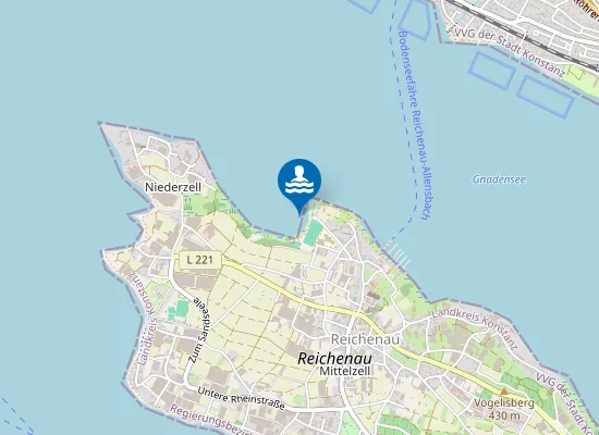 Map of REICHENAU STRANDBAD BAURENHORN