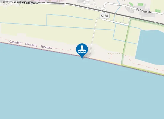 Map of SPIAGGIA MACCHIA TONDA