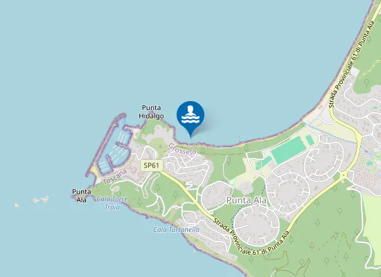 Map of EST PORTO PUNTA ALA
