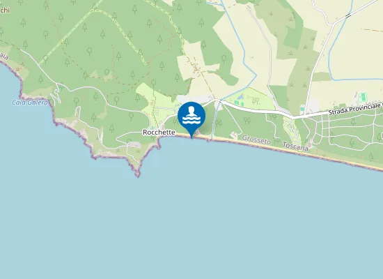 Map of LE ROCCHETTE OVEST