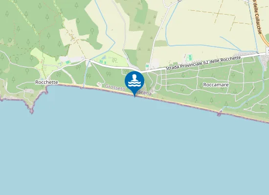 Map of LE ROCCHETTE EST