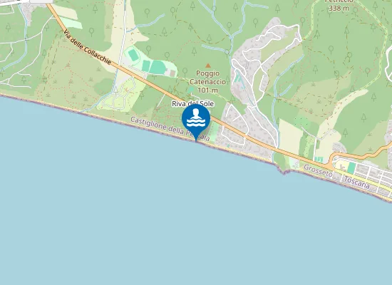 Map of PARCO RIVA DEL SOLE