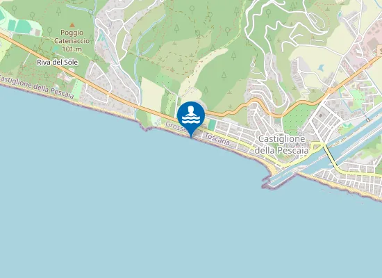 Map of SUD PUNTA CAPEZZOLO