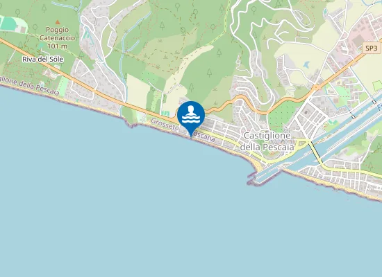 Map of SPIAGGIA DI CASTIGLIONE