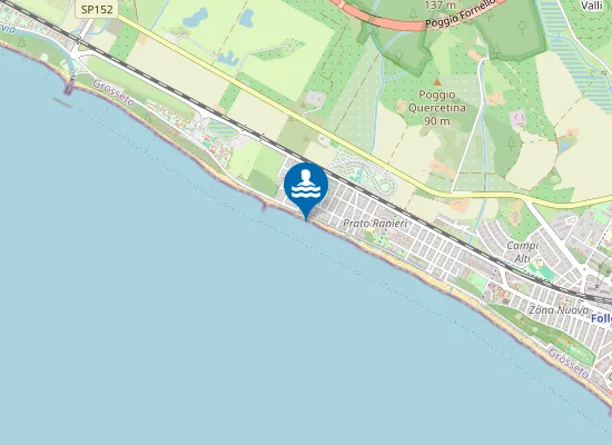 Map of PRATO RANIERI