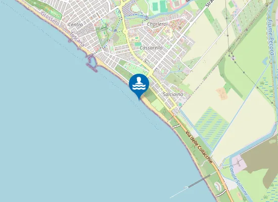 Map of FOLLONICA SUD