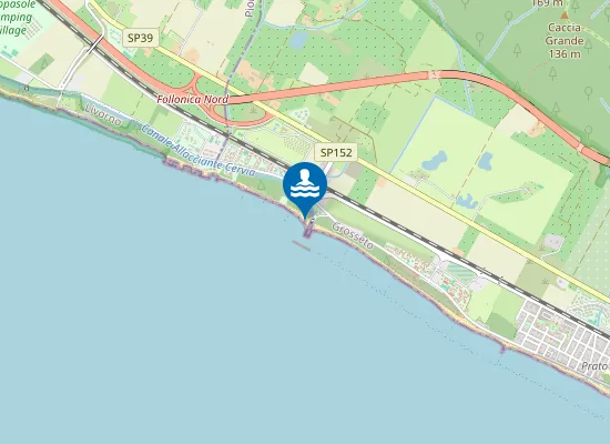 Map of OVEST FOCE CERVIA