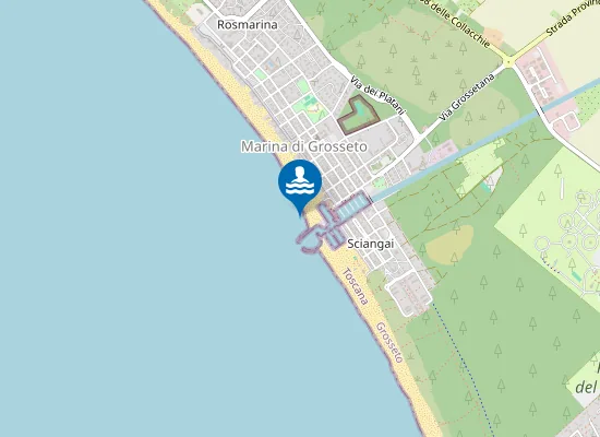 Map of LATO NORD FOCE S.ROCCO