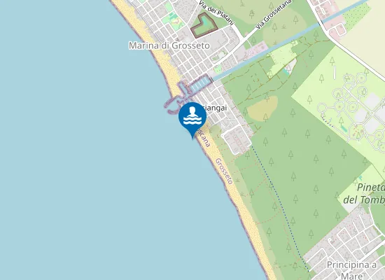 Map of LATO SUD FOCE S.ROCCO