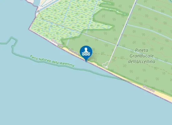 Map of MARINA DI ALBERESE NORD