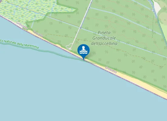 Map of MARINA DI ALBERESE SUD