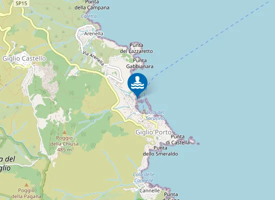 Map of SPIAGGIA LAZZERETTO