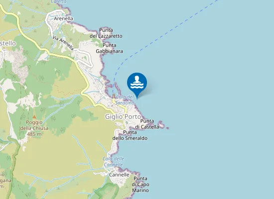 Map of SCOGLIERA SARACENO