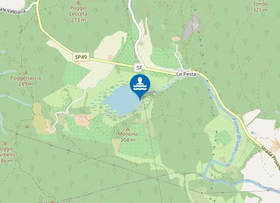 Map of LAGO DELL'ACCESA