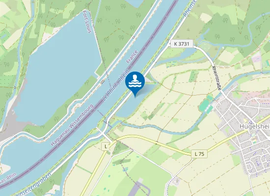 Map of HUEGELSHEIM ERLAENDERSEE