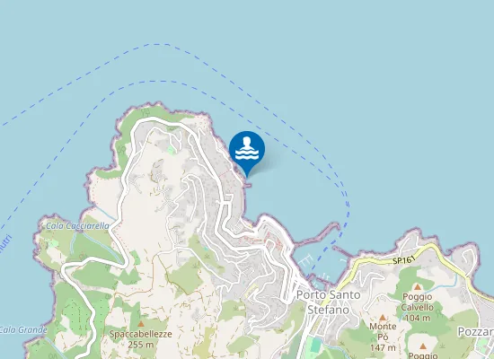 Map of PORTO S. STEFANO - IL MOLETTO