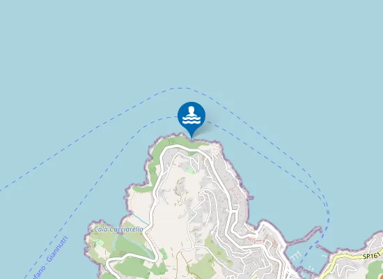 Map of PORTO S.STEFANO - SILURIPEDIO