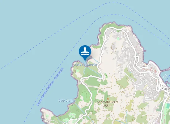 Map of ARGENTARIO - CALA CACCIARELLA