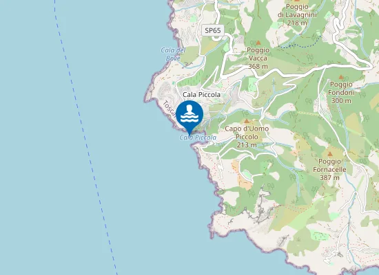 Map of ARGENTARIO OVEST