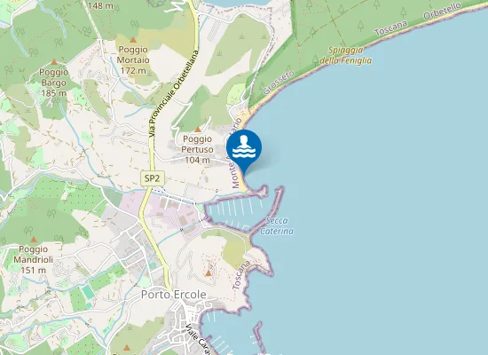 Map of CALA GALERA - PUNTA PERTUSO