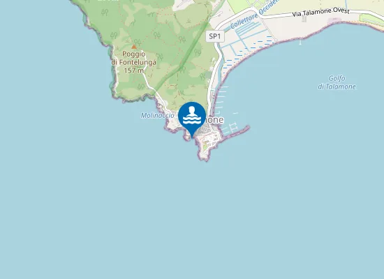 Map of TALAMONE - BAGNO DELLE DONNE