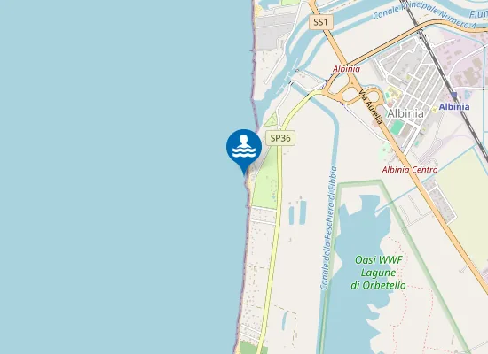 Map of LOC. GIANNELLA - SALINE