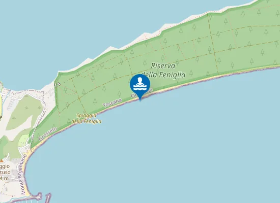 Map of FENIGLIA OVEST